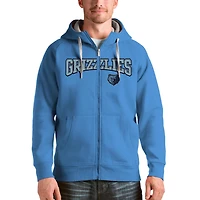 Antigua Memphis Grizzlies Victory Full-Zip Hoodie