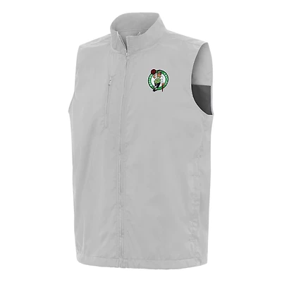 Antigua Men’s Boston Celtics Brisk Full-Zip Vest