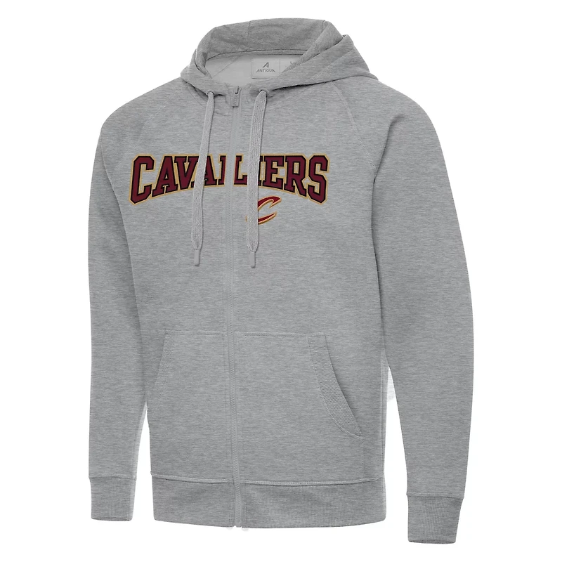 Antigua Cleveland Cavaliers Big  Tall Victory Full-Zip Hoodie Jacket