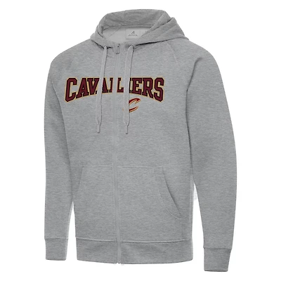 Antigua Cleveland Cavaliers Big  Tall Victory Full-Zip Hoodie Jacket
