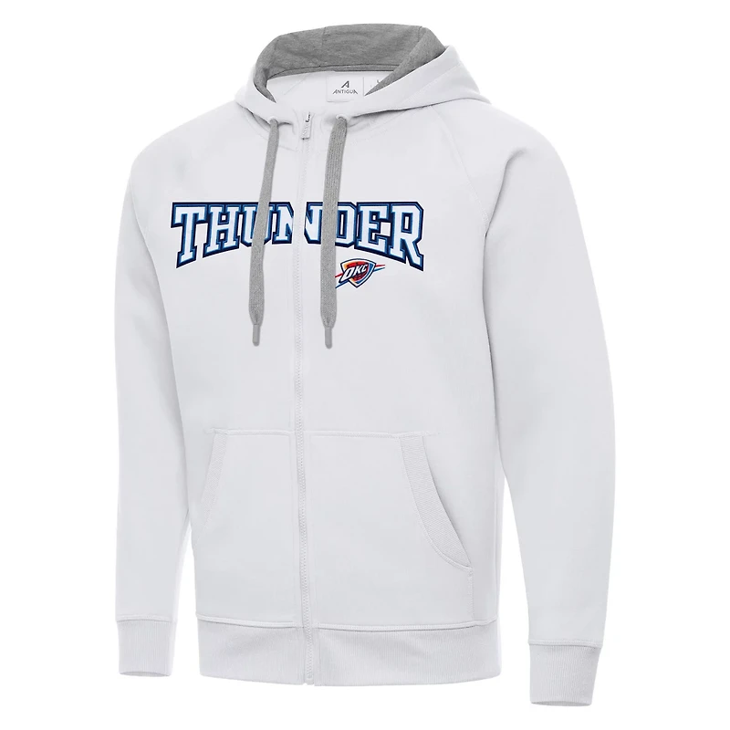 Antigua Men's Oklahoma City Thunder Big & Tall Full-Zip Hoodie Jacket
