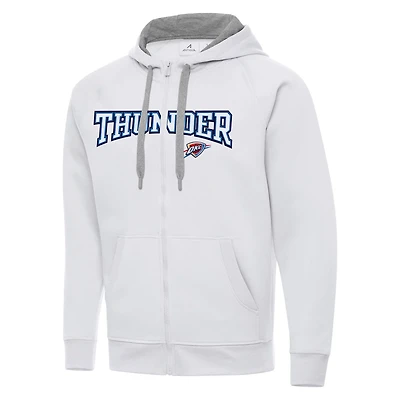 Antigua Men's Oklahoma City Thunder Big & Tall Full-Zip Hoodie Jacket