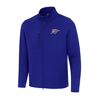 Antigua Men's Oklahoma City Thunder Objection Double-Peached Full-Zip Jacket