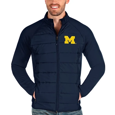 Antigua Michigan Wolverines Altitude Full-Zip Jacket