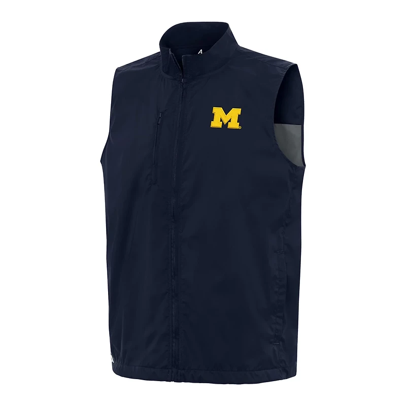 Antigua Michigan Wolverines Brisk Full-Zip Vest
