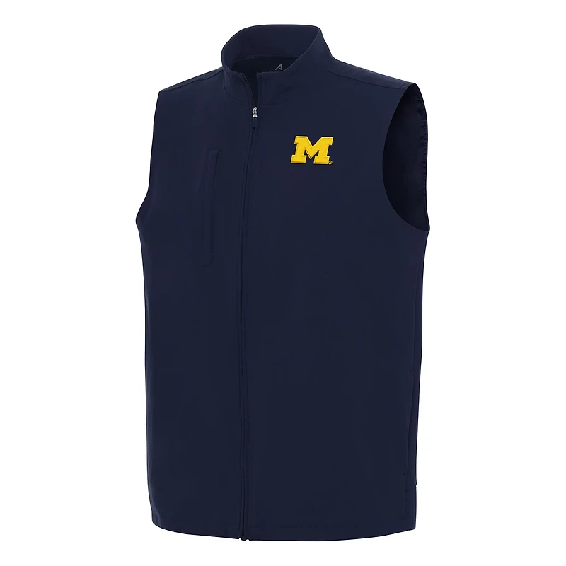 Antigua Michigan Wolverines Regard Full-Zip Vest