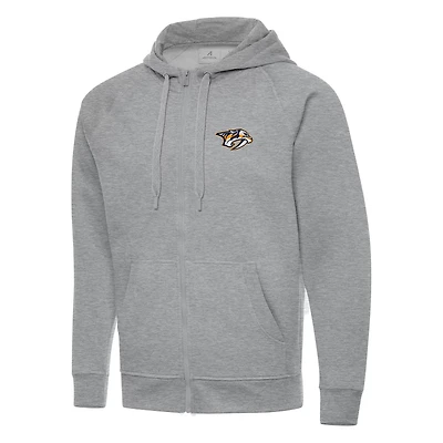 Antigua Nashville Predators Big  Tall Victory Full-Zip Hoodie