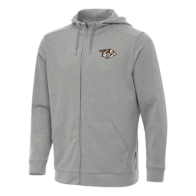 Antigua Nashville Predators Effortless Full-Zip Hoodie Jacket
