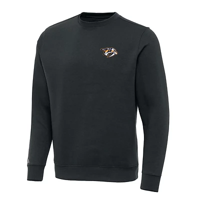 Antigua Nashville Predators Victory Crewneck Pullover Sweatshirt