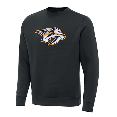 Antigua Nashville Predators Victory Crewneck Pullover Sweatshirt