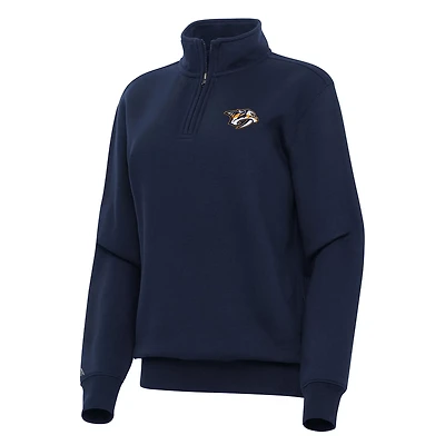 Antigua Nashville Predators Victory Quarter-Zip Sweatshirt