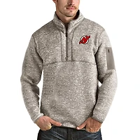 Antigua New Jersey Devils Fortune Half-Zip Pullover Jacket