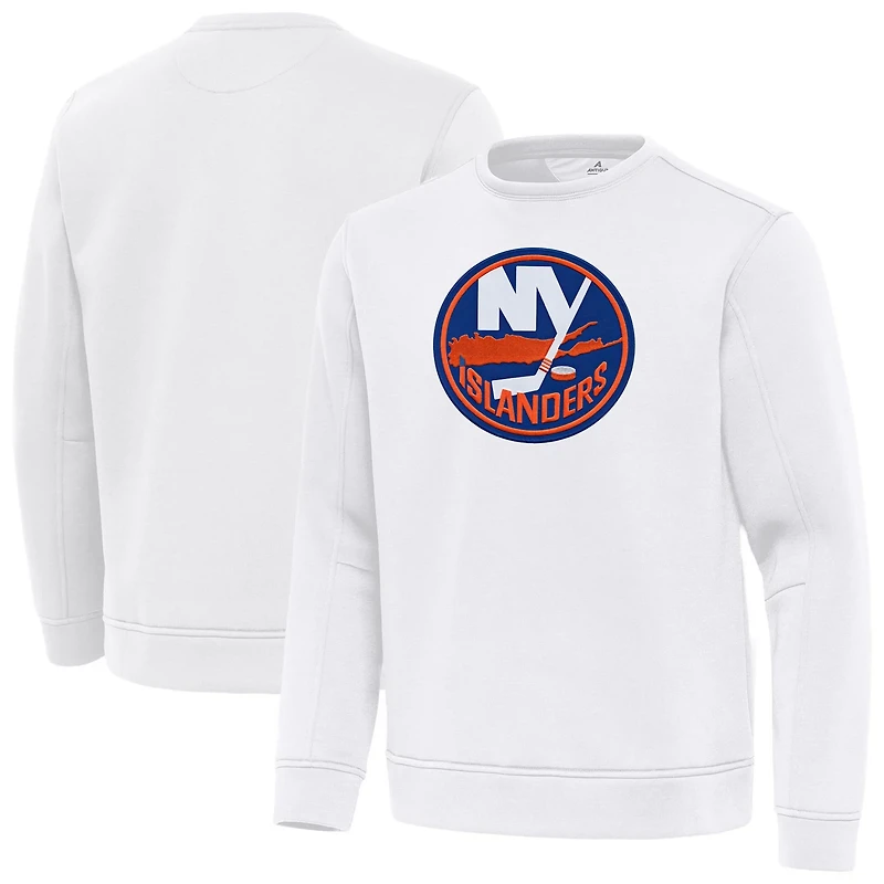 Antigua New York Islanders Relevant Lightweight Pullover Sweatshirt