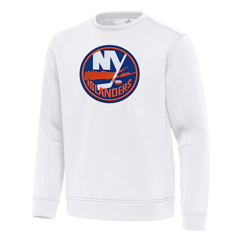 Antigua New York Islanders Relevant Lightweight Pullover Sweatshirt
