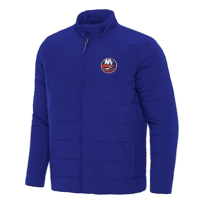 Antigua New York Islanders Swelter Full-Zip Puffer Jacket