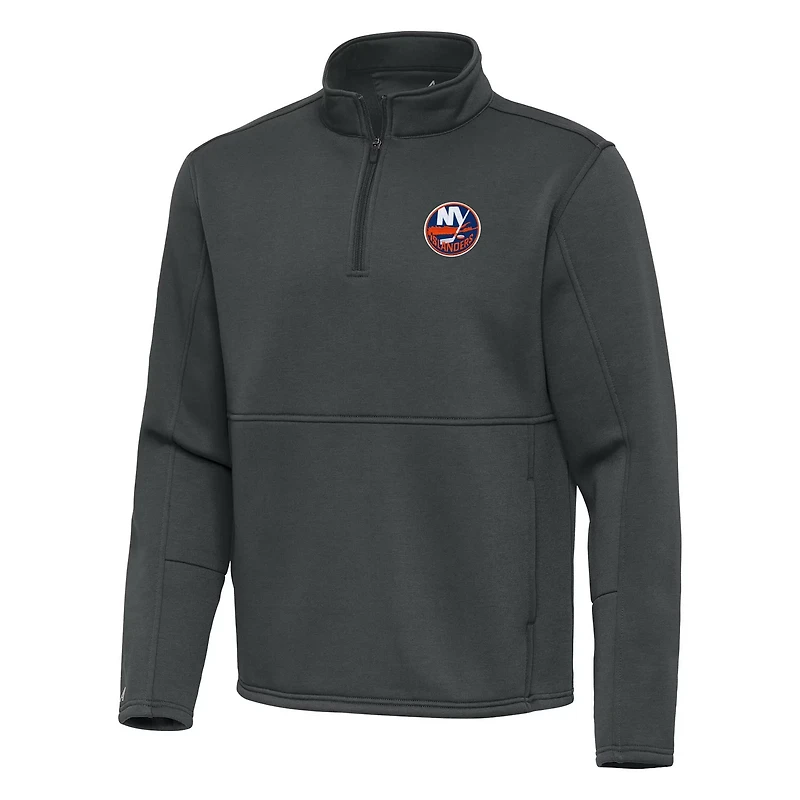 Antigua New York Islanders Twist Quarter-Zip Pullover Jacket