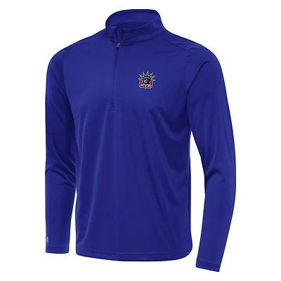 Antigua New York Rangers Special Edition 20 Tribute Quarter-Zip Pullover Top