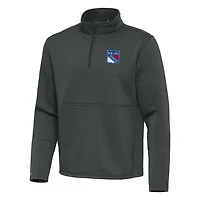 Antigua New York Rangers Twist Quarter-Zip Pullover Jacket