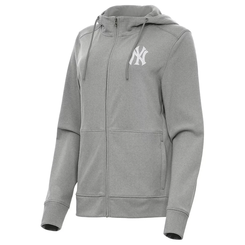 Antigua New York Yankees Seeker Full-Zip Hoodie Jacket