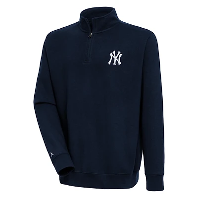 Antigua New York Yankees Victory Quarter-Zip Pullover Top