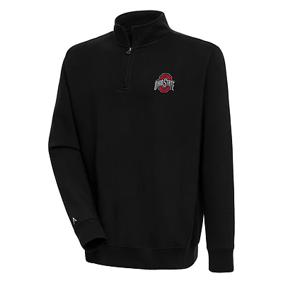 Antigua Ohio State Buckeyes Victory Quarter-Zip Pullover Top