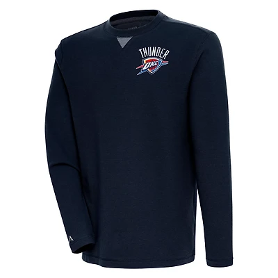 Antigua Oklahoma City Thunder Flier Bunker Pullover Sweatshirt