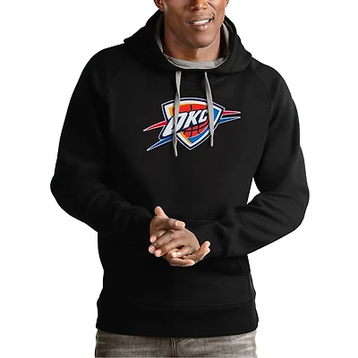Antigua Oklahoma City Thunder Team Logo Victory Pullover Hoodie
