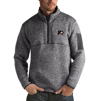 Antigua Philadelphia Flyers Fortune 1 2-Zip Pullover Jacket