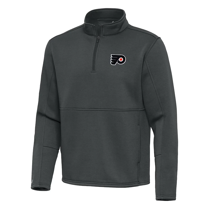 Antigua Philadelphia Flyers Twist Quarter-Zip Pullover Jacket