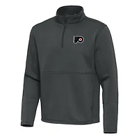 Antigua Philadelphia Flyers Twist Quarter-Zip Pullover Jacket