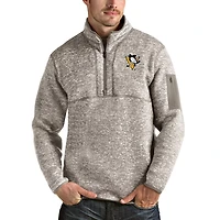 Antigua Pittsburgh Penguins Fortune Half-Zip Pullover Jacket