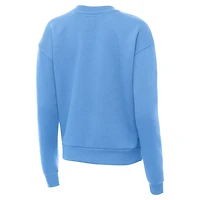 Antigua Powder Chicago Cubs Alternate Logo Victory Pullover Sweatshirt