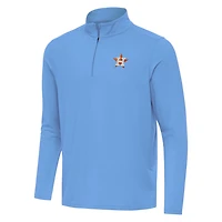 Antigua Powder Houston Astros Intent Quarter-Zip Top