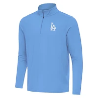 Antigua Powder Los Angeles Dodgers Intent Quarter-Zip Top