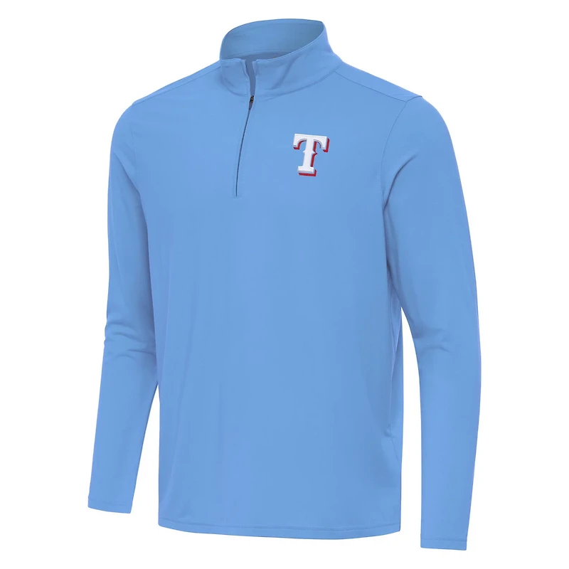 Antigua Powder Texas Rangers Intent Quarter-Zip Top
