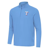 Antigua Powder Texas Rangers Intent Quarter-Zip Top