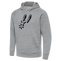 Antigua San Antonio Spurs Big  Tall Victory Raglan Pullover Hoodie