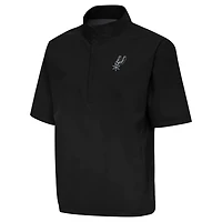 Antigua San Antonio Spurs Brisk Quarter-Zip Windbreaker