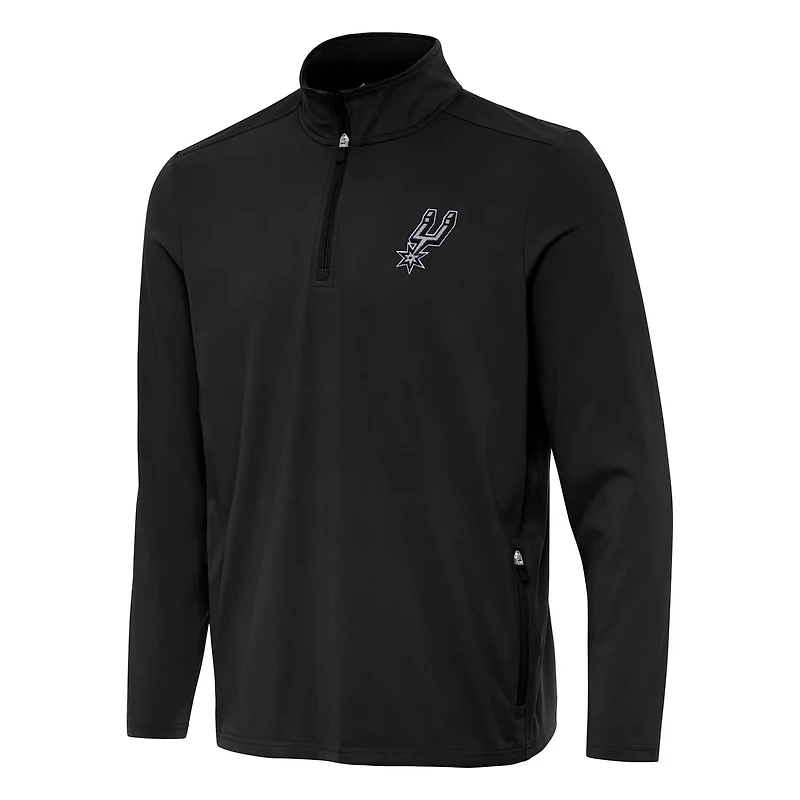 Antigua San Antonio Spurs Perilous Quarter-Zip Sweatshirt