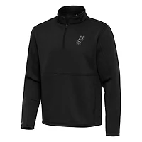 Antigua San Antonio Spurs Twist Quarter-Zip Pullover Top