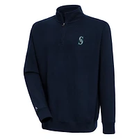 Antigua Seattle Mariners Victory Quarter-Zip Pullover Top