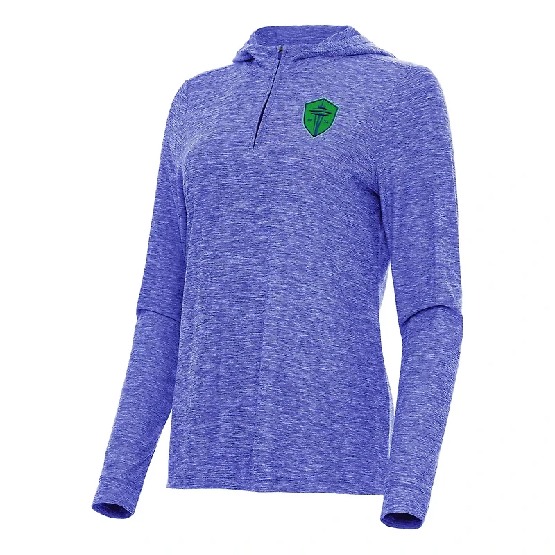 Antigua Seattle Sounders FC Daybreak Quarter-Zip Hoodie