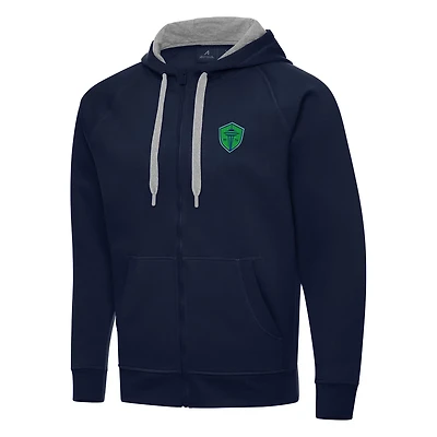 Antigua Seattle Sounders FC Victory Raglan Full-Zip Hoodie