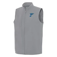 Antigua St Louis Blues Regard Full-Zip Vest