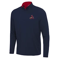 Antigua St Louis Cardinals Content Quarter-Zip Top