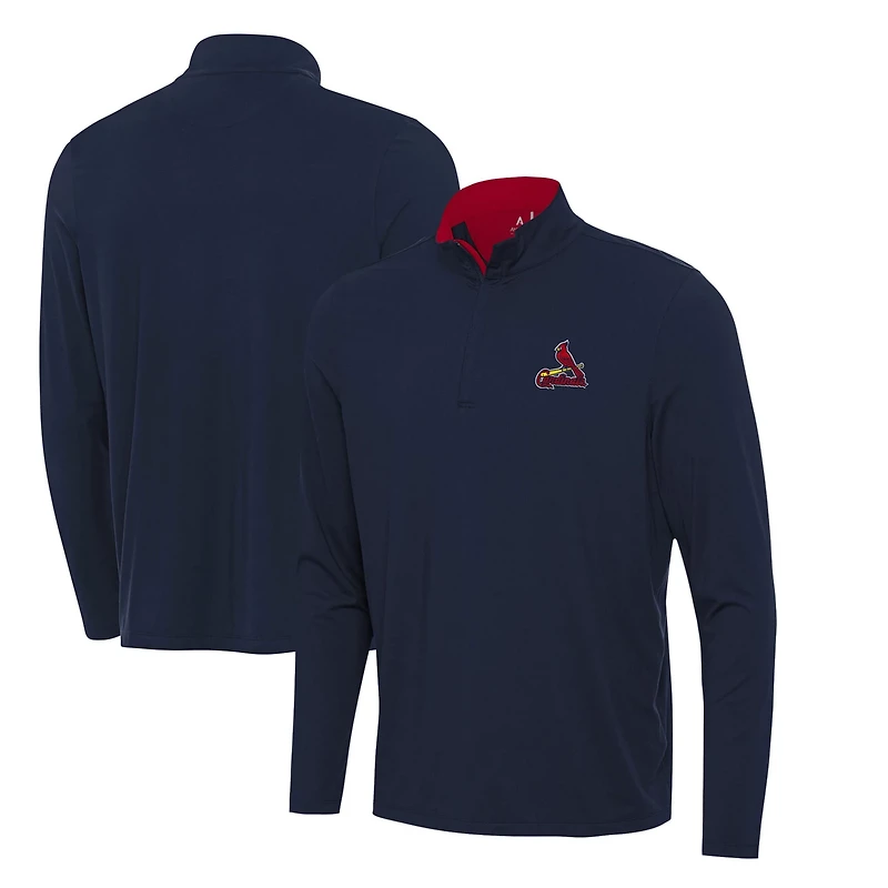 Antigua St Louis Cardinals Content Quarter-Zip Top