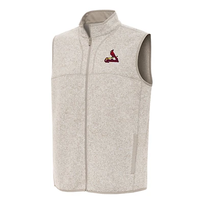Antigua St Louis Cardinals Fortune Full-Zip Vest