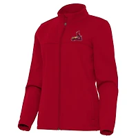 Antigua St Louis Cardinals Links 2 Golf Full-Zip Jacket