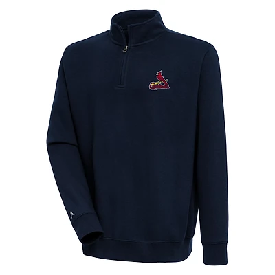 Antigua St Louis Cardinals Victory Quarter-Zip Pullover Top