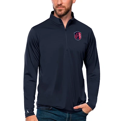 Antigua St Louis City SC Tribute Quarter-Zip Pullover Top